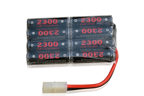 镍氢 AA 2300mAh 9.6V 大功率放电能力